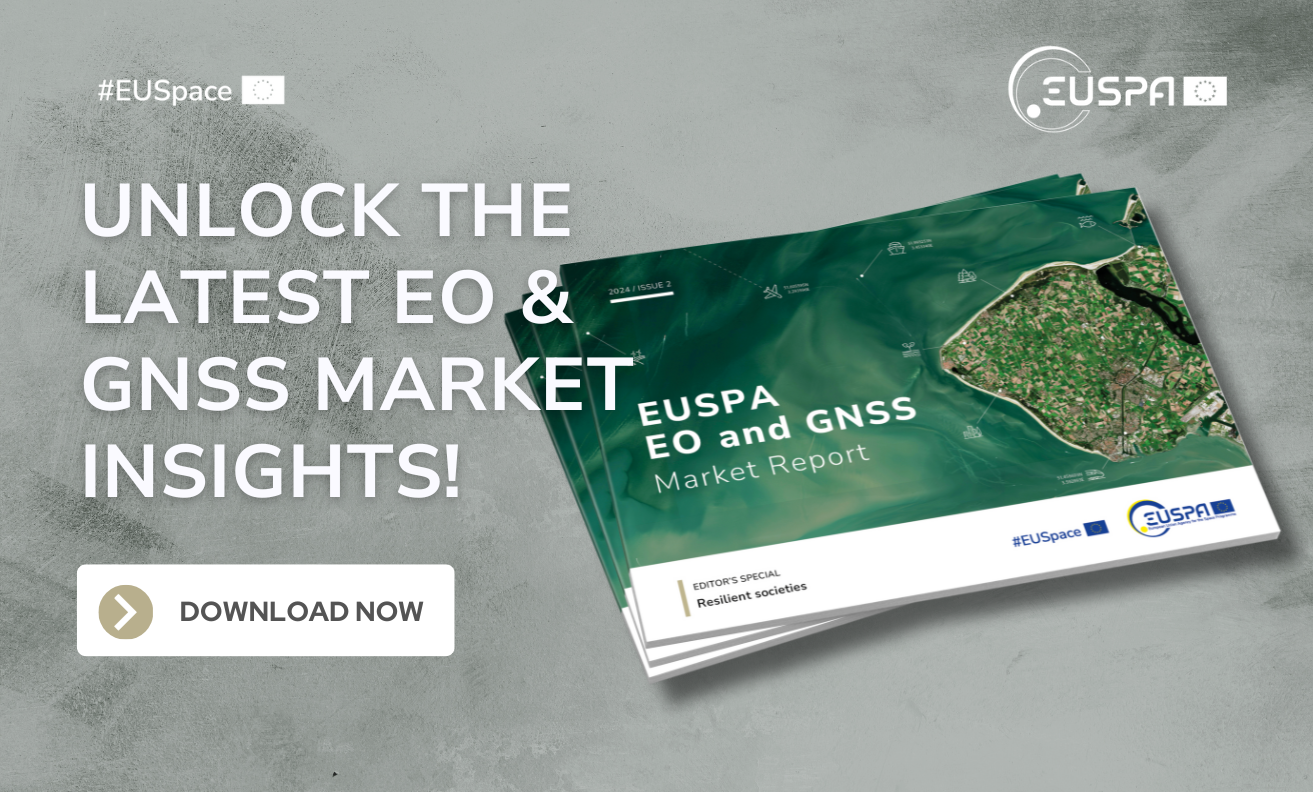 EUSPA releases the second edition of the "EUSPA EO and GNSS Market Report," delving into practical applications and benefits of downstream space technology and revealing the growth trajectory for EO and GNSS technologies.